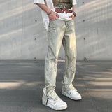 Xituodai Ripped Jeans Men Summer Distressed Solid Washed-out Vintage Pantalones Hombre Skinny Denim Pants Punk Streetwear Y2k Trousers