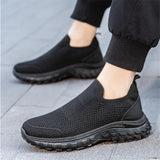 Xituodai Ejiejia Mesh Socks Shoes Men Jogging Slip-on Loafers Outdoor Cycling Fitness Male Shoe 2024 Thick Sole Non-slip Walking Casual Sneakers