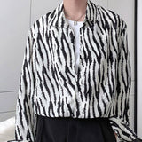 Xituodai Luxury Ice Silk Men's Shirt Long-sleeved Shirt for Men, Korean Fashion Spring Business Casual Blouses