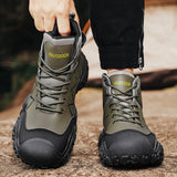 Xituodai Datuart New Autumn Winter Men Boots Outdoor Boots Workwear Boot Labor Protection Work Shoes Thick Soled Anti-collision Cotton Shoes Male