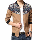 Xituodai Trendy Flower Sleeve Patchwork Korean Slim Fit Jacket