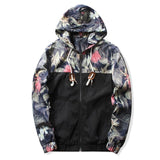 Xituodai Hip Hop Floral Bomber Jacket