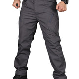 Xituodai - Men's Ripstop Tactical Pants Waterproof Cargo Pants Lightweight Hiking Work Pants With Multi Pockets