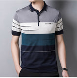 Xituodai 2022 Brand Short Sleeve Polo Tee Shirt Men Casual Summer Striped Men's Clothing Polos Shirts Mens Fashion Slim Fit Poloshirt 722