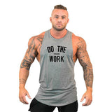 Xituodai Brand clothing Bodybuilding hoodie Shirt Fitness Men Tank Top Muscle Vest Stringer Undershirt DO THE WORT TankTop