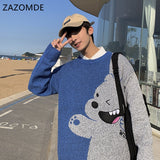 Xituodai Jumper Sweater Men Winter Warm Stitch Pullover Harajuku Anime Sweat Tops Christmas 2020 Aesthetic Gothic Clothes Hipster