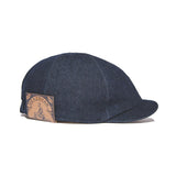Maden Oversized Men's Denim Newsboy Caps For Men Casual Vintage Flat Cap Vintage Hat Elastic Back One Size Retro Beret Hats