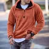 Xituodai Sherpa Fleece Sweater Unisex Plus Size 3XL Fluffy Pullover Zipper Warm Tops Popular Teddy Sweaters