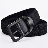 Xituodai men and women fashion nylon belt alloy casual belt women wild stretch jeans belt decoration ins wind Luxury brand design