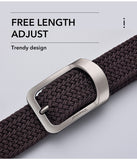 Xituodai men and women fashion nylon belt alloy casual belt women wild stretch jeans belt decoration ins wind Luxury brand design