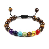 Natural Stone 6/8/10mm Beads Tiger Eye Bracelet Classic Men Women Buddha Black Lava Bracelets Minimalist Yoga Meditation Jewelry