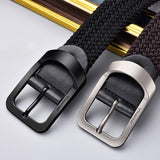 Xituodai men and women fashion nylon belt alloy casual belt women wild stretch jeans belt decoration ins wind Luxury brand design