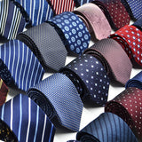 Xituodai Fashion Men's Colourful Tie Silk  Formal Ties Necktie Narrow Slim Skinny Cravate 7.5cm Neckties