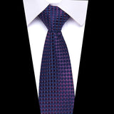 Xituodai Italian Design  Men's Print Pattern Ties for Men's 7cm Slim Neckties Polyester Jacquard Skinny Gravatas Wedding Narrow Ties