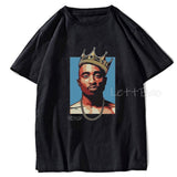 Xituodai Valentine's Day Tupac 2pac Hip Hop Funny T-shirt T Shirt Men Vintage Graphic Novelty Streetwear T Shirt Punk Custom Summer Japanese Kpop Clothes