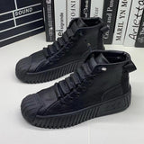 Xituodai trendy mens fashion mens summer outfits dope outfits mens street style mens spring fashionAutumn and winter Men Martin Boots Increased Boots Lace Up Casual Shoes Board Shoes High Quality Outdoor Boot British Style