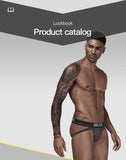 Xituodai Men's Underwear Men Sexy Briefs Jockstrap Pouch Cuecas Man Cotton Panties Thongs Mesh Underpants Gay Slip Homme Srting