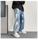 Xituodai Men Harajuku Designer Baggy Jeans Pants 2022 Mens Japanese Streetwear Causal Denim Trousers Male Vintage Kpop Y2k Jeans