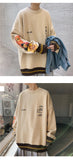 Xituodai 2022 Autumn Cotton Hip Hop Men Sweater Pullover pull homme Van Gogh Painting Embroidery Knitted Sweater Vintage Mens Sweaters