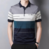 Xituodai 2022 Brand Short Sleeve Polo Tee Shirt Men Casual Summer Striped Men's Clothing Polos Shirts Mens Fashion Slim Fit Poloshirt 722