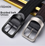 Xituodai men and women fashion nylon belt alloy casual belt women wild stretch jeans belt decoration ins wind Luxury brand design