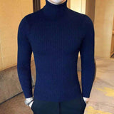 Xituodai Korean Fashion Autumn Men Casual Vintage Style Sweater Wool Turtleneck Oversize 2022 Winter Men Warm Cotton Pullovers Sweaters
