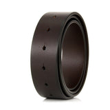 Xituodai Pure Cowhide Belt Strap 3.3CM 3.8cm Round Hole Belt No Buckle Genuine Leather Belts High Quality Without Buckle