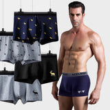 Xituodai Underwear Men Cotton Boxer Homme Boxershorts Underpants Men's Panties Breathable Homme Calzoncillos U Convex Pouch Plus Size 4XL