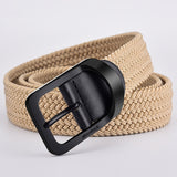 Xituodai men and women fashion nylon belt alloy casual belt women wild stretch jeans belt decoration ins wind Luxury brand design