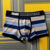 Xituodai Boxer Men Brand Luxury Cotton Youth Breathable Sports Underwear Homme Personality Men's Boxer Briefs Stripes Sexy Man Underpants