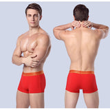 Xituodai Men's underwear, cotton wedding red underwear, red cotton boxer red underwear for men