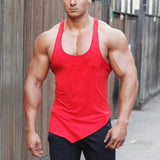 Xituodai Brand Solid Color Clothing Gym tank top men Fitness Sleeveless Shirt Cotton blank Muscle vest Bodybuilding Stringer Tanktop