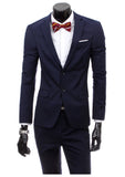 Xituodai Blazer and Pants Business Casual Professional Dress Men's Suit Two-piece / Men's Formal Dress Wedding Dress Celebration Suits