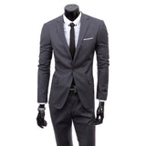 Xituodai Blazer and Pants Business Casual Professional Dress Men's Suit Two-piece / Men's Formal Dress Wedding Dress Celebration Suits