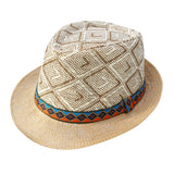 Summer Women Men Straw Sun Hat Elegant Queen Homburg Gentleman  Hat Beach Cap  Panama Hat