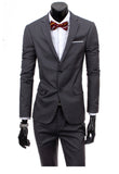 Xituodai Blazer and Pants Business Casual Professional Dress Men's Suit Two-piece / Men's Formal Dress Wedding Dress Celebration Suits