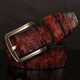 Xituodai Belts Men High Quality Male Belt Genuine Leather Strap Luxury Famous Brand Crocodile Pin Buckle Ceinture Homme