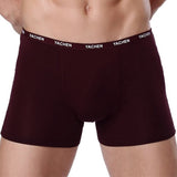 Men Sexy Boxer Soft Breathable Underwear Male Comfortable Solid Panties Underpants Cueca Homme   Boxer shorts 1piece