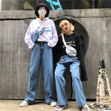 Xituodai High Waist Jeans Pants Women 2020 Boyfriend Jeans For Women Harajuku Denim Harem Pants Ladies Wide Leg Blue Jeans Pants