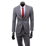 Xituodai Blazer and Pants Business Casual Professional Dress Men's Suit Two-piece / Men's Formal Dress Wedding Dress Celebration Suits