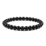 Natural Stone 6/8/10mm Beads Tiger Eye Bracelet Classic Men Women Buddha Black Lava Bracelets Minimalist Yoga Meditation Jewelry