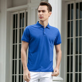 Xituodai Men 2022 Summer Brand New Business Casual Style Polo Shirts Men Short Sleeve Fashion Slim Solid Color Polo Shirt Tee Shirt Men