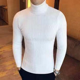 Xituodai Korean Fashion Autumn Men Casual Vintage Style Sweater Wool Turtleneck Oversize 2022 Winter Men Warm Cotton Pullovers Sweaters