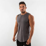 Xituodai 2022 New Cotton Sleeveless Shirts Sports Tank Top Men Fitness Shirt Men Bodybuilding Workout Gyms Vest Fitness undershirt  Men