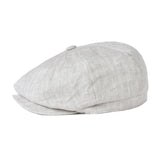 Herringbone Linen Newsboy Cap Men Summer Women Bakerboy Caps Breathable Flat Hat Apple Beret Hats