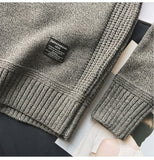 Xituodai 2024 Men Pullover Sweater Autumn New Fashion Casual Loose Thick O-Neck Wool Knitted Oversize Harajuku Streetwear Knitwear M-5XL