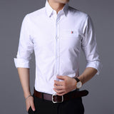 Xituodai Fall New Fashion Brand Designer Shirt Man Dress Shirt Long Sleeve Slim Fit Button Down 100% Cotton Casual Mens Clothing