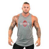 Xituodai Mens Sports Gym Brand Workout Casual Tank Top Clothing Bodybuilding Fashion Vest Muscle Fitness Singlets Sleeveless Shirt