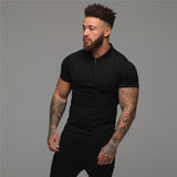 Xituodai Man Fashion Polo Shirt Casual Fashion Plain Color Short Sleeve High Quality Slim Polo Shirt Men Fitness Polo homme