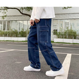 Xituodai Men Wid Leg Baggy Harajuku Jeans Pants 2022 Mens Japanese Streetwear Vintage Denim Trousers Man Black Jeans Joggers 5XL